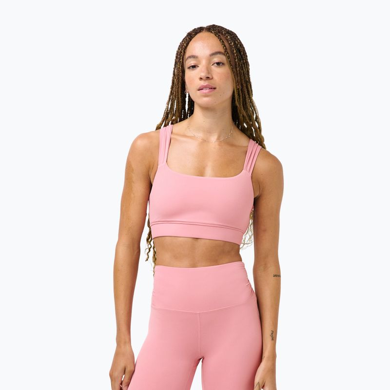 Sportmelltartó Sweaty Betty Ultimate Studio Ruched dark deco pink