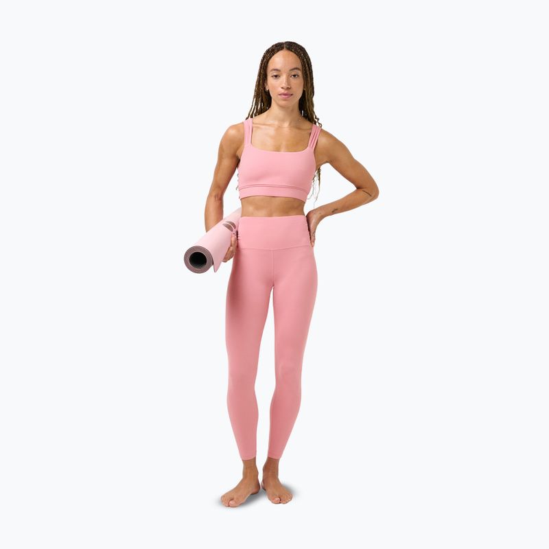 Sportmelltartó Sweaty Betty Ultimate Studio Ruched dark deco pink 2