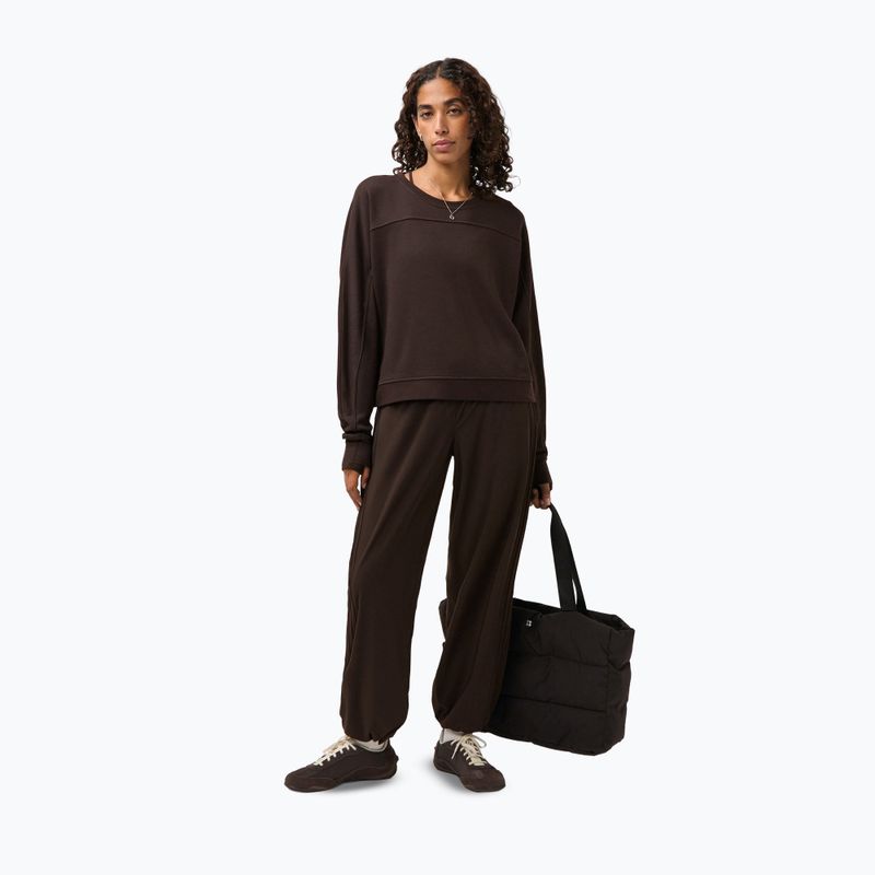 Női pulóver Sweaty Betty After Class Yoke Crop espresso brown 2