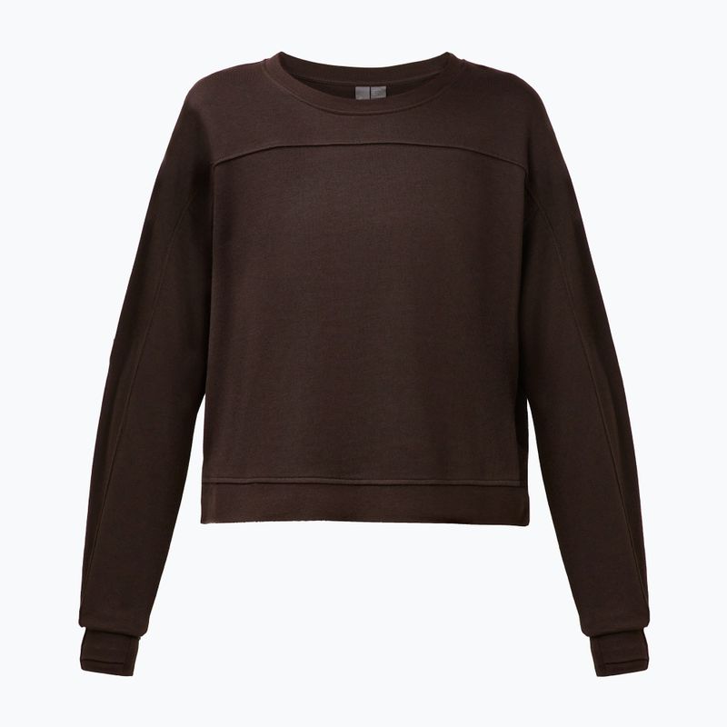Női pulóver Sweaty Betty After Class Yoke Crop espresso brown 6