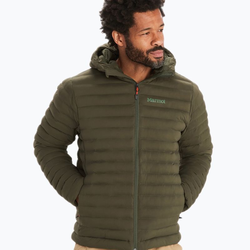 Marmot Echo Featherless Hoody férfi pehelypaplan dzseki zöld 34790