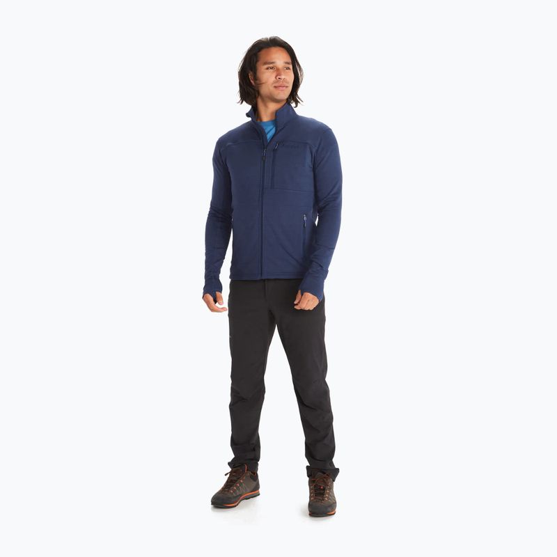 Marmot Preon férfi fleece pulóver tengerészkék M11783 5