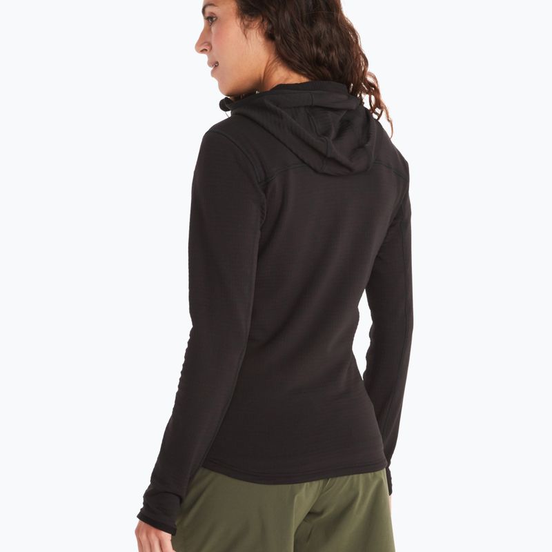 Marmot Preon női fleece pulóver fekete M12398-001 2