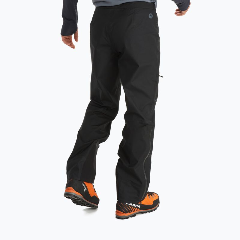 Férfi Marmot Mitre Peak Gore Tex membrán nadrág fekete M12686 2