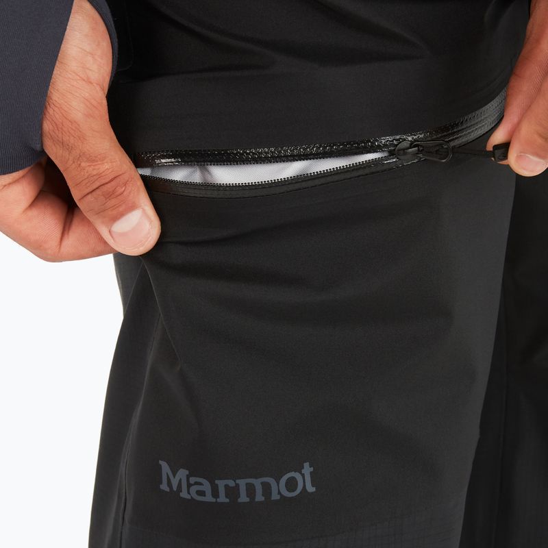 Férfi Marmot Mitre Peak Gore Tex membrán nadrág fekete M12686 4