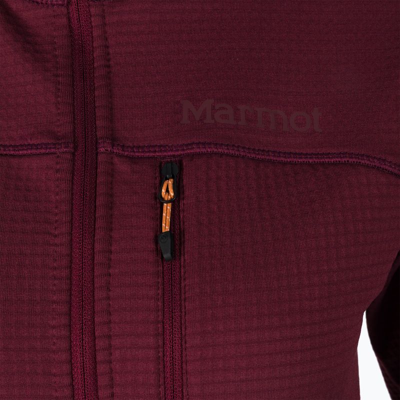 Marmot Preon női fleece pulóver bordó M12399 4