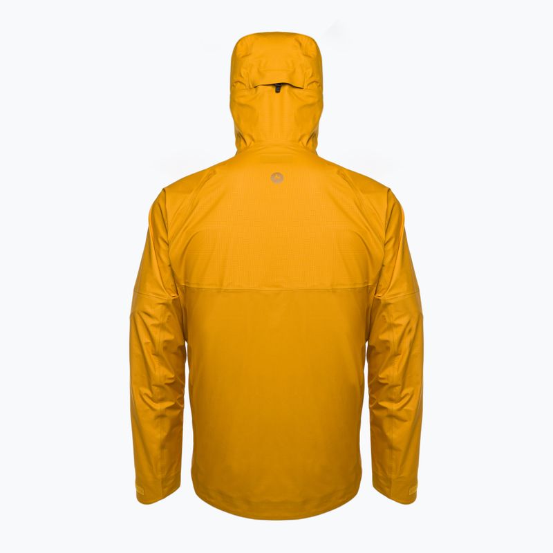 Férfi Marmot Mitre Peak Gore Tex trekking dzseki sárga M12685 3