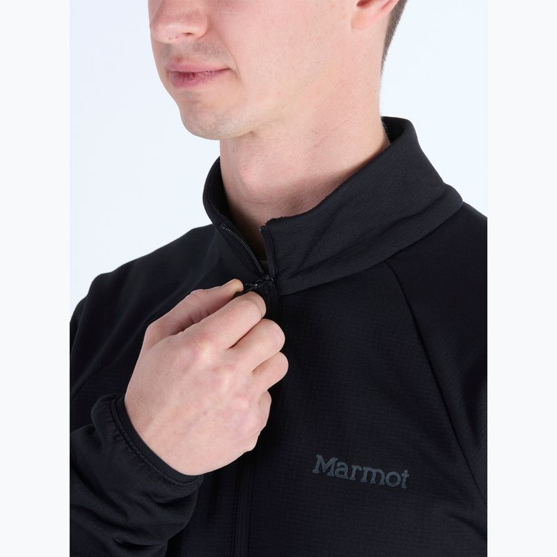 Férfi gyapjú pulóver Marmot Leconte Fleece 1/2 Zip black 3