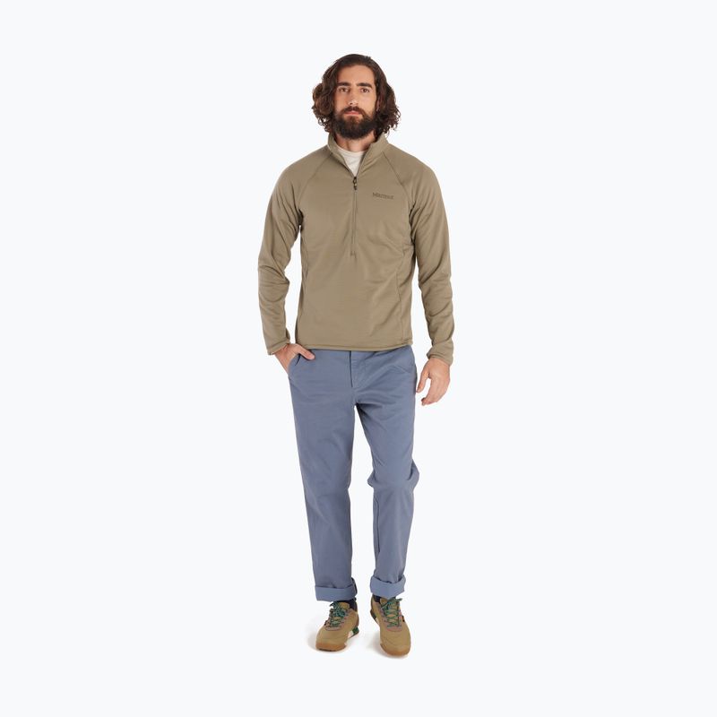 Férfi gyapjú pulóver Marmot Leconte Fleece 1/2 Zip vetiver 2