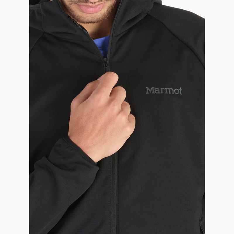Férfi polár pulóver Marmot Leconte Full Zip Hoody black 5