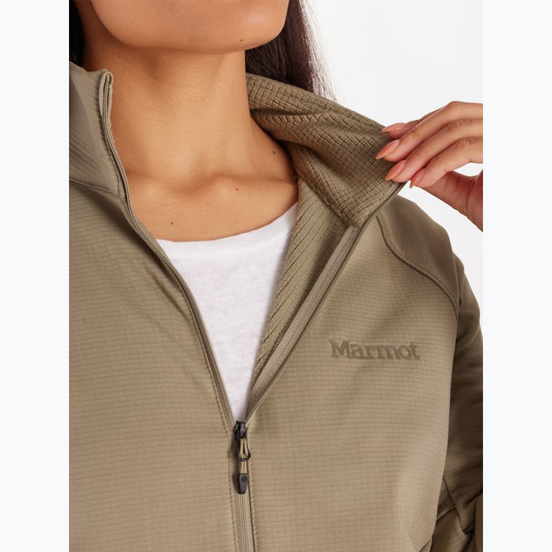 Női polár pulóver Marmot Leconte Fleece vetiver 5