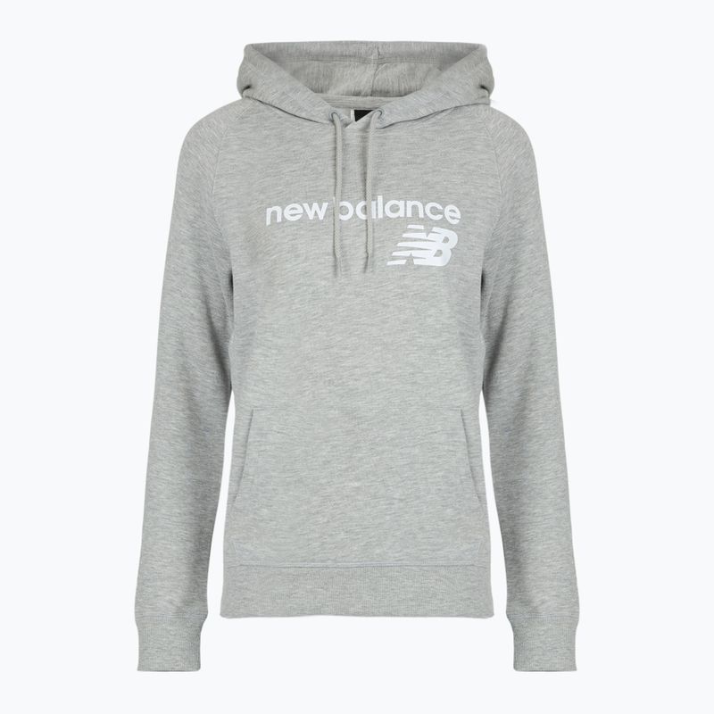 Női kapucnis pulóver New Balance Core Fleece Hoodie grey 5
