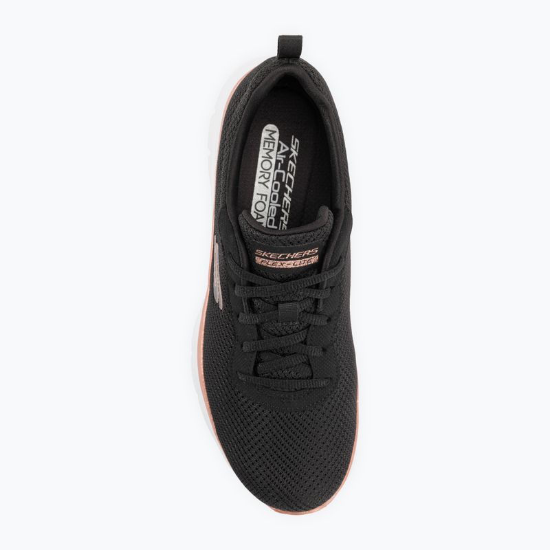 Női edzőcipő SKECHERS Flex Appeal 4.0 Brilliant View fekete/rózsa arany 7