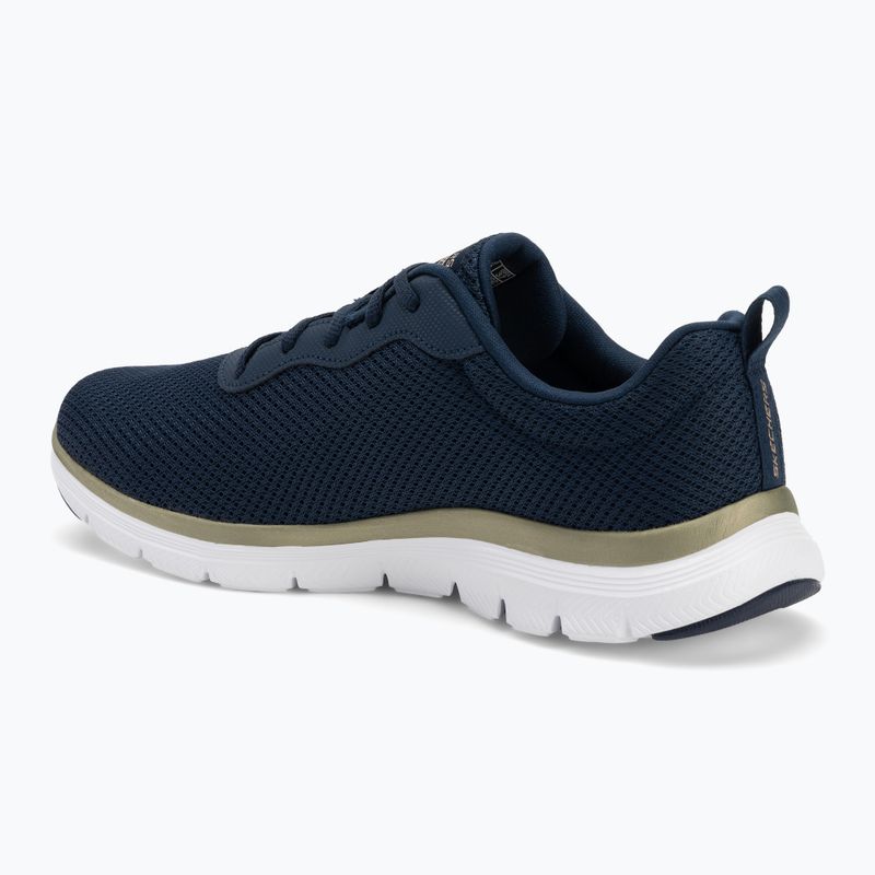 SKECHERS női cipő Flex Appeal 4.0 Brilliant View navy/gold 3
