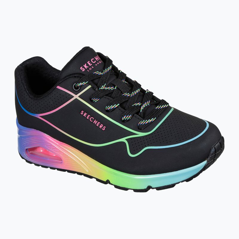 Női cipő SKECHERS Uno Pop Of Sunshine black/multi neon 8