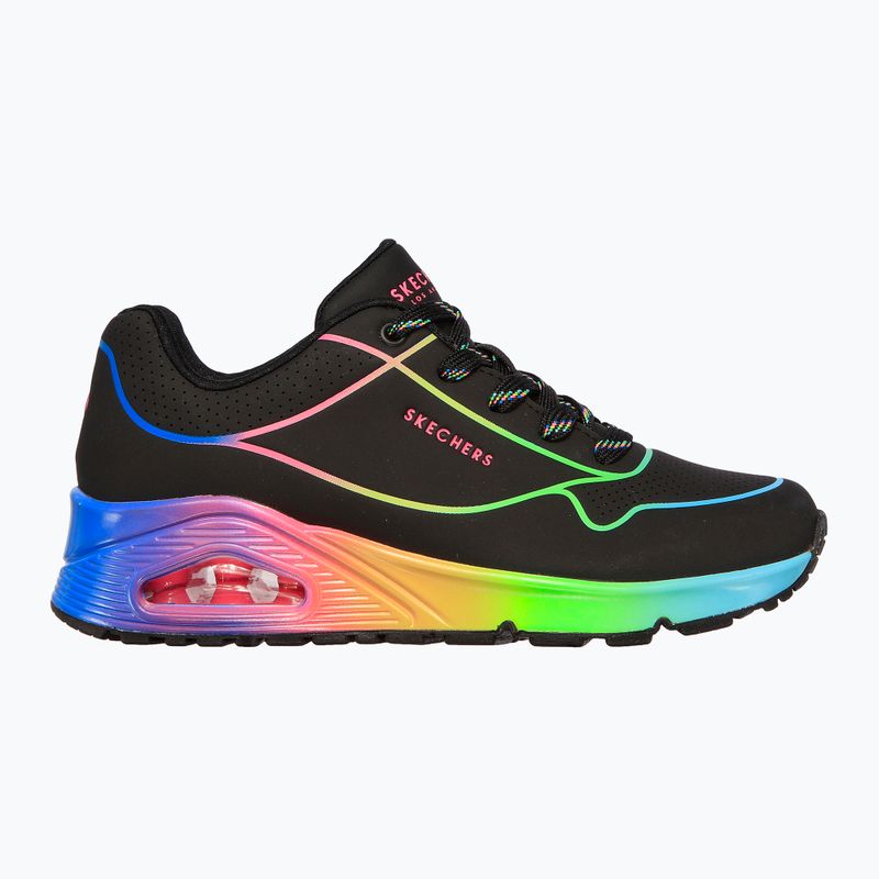 Női cipő SKECHERS Uno Pop Of Sunshine black/multi neon 9