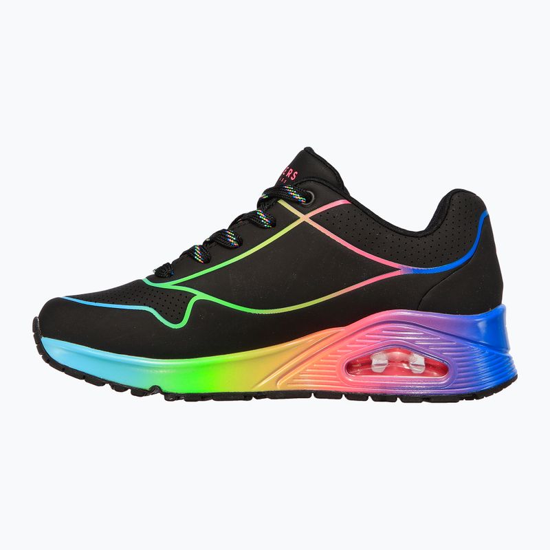 Női cipő SKECHERS Uno Pop Of Sunshine black/multi neon 10