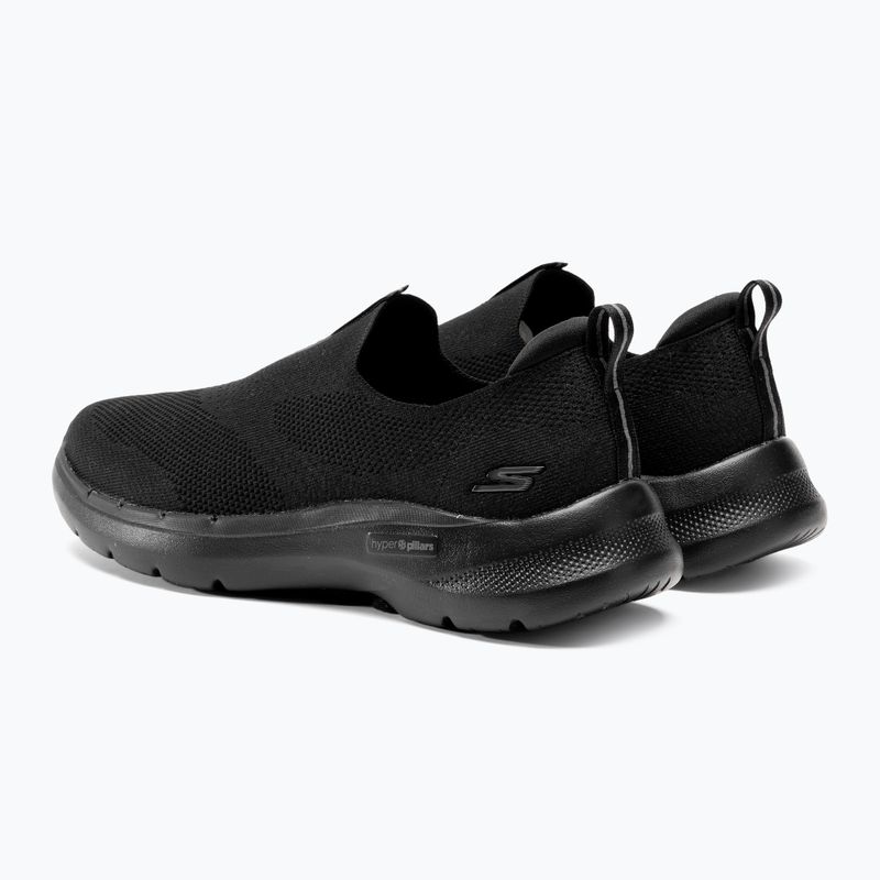 SKECHERS férfi cipő Go Walk 6 fekete 3