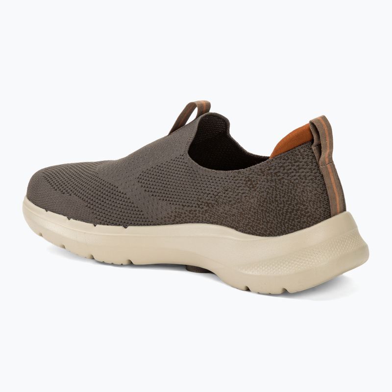 Férfi SKECHERS Go Walk 6 taupe cipő 3