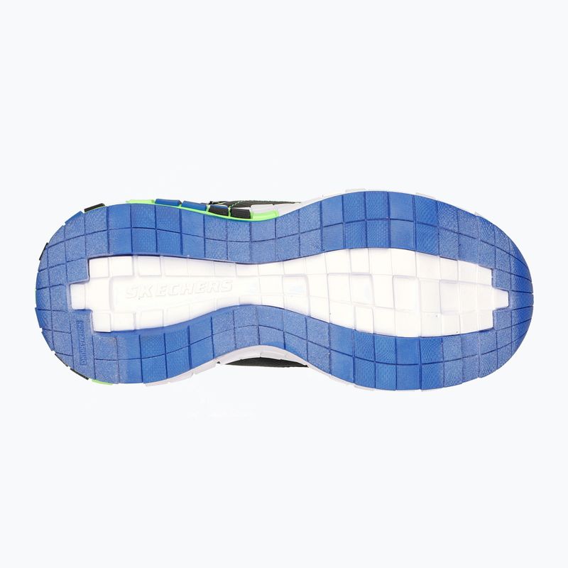 SKECHERS Mega-Craft Cuboforce gyermek túrabakancs fekete/kék/lila/lime 4