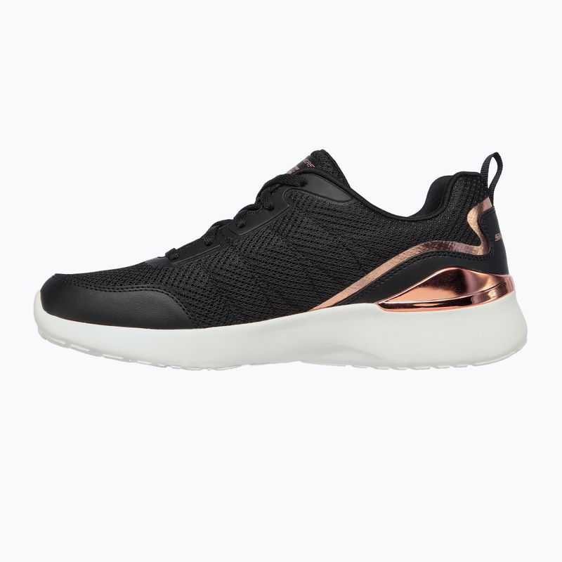Női edzőcipő SKECHERS Skech-Air Dynamight The Halcyon fekete/rózsa arany 9