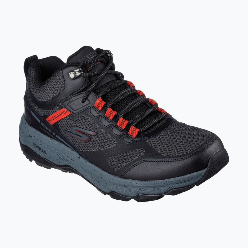 Férfi SKECHERS Go Run Trail Altitude Element fekete/szénszén futócipők 7
