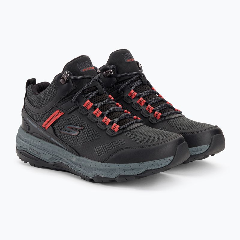 Férfi SKECHERS Go Run Trail Altitude Element fekete/szénszén futócipők 4