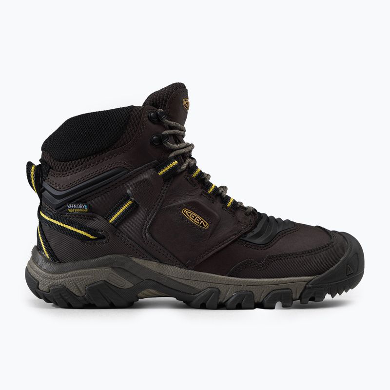 KEEN Ridge Flex Mid férfi trekking cipő barna 1026614 2