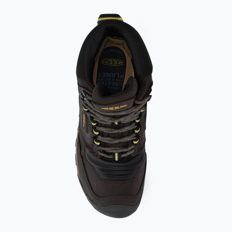 KEEN Ridge Flex Mid férfi trekking cipő barna 1026614 6