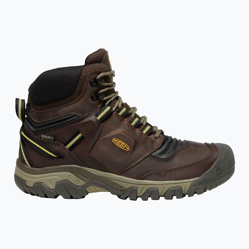 KEEN Ridge Flex Mid férfi trekking cipő barna 1026614 10
