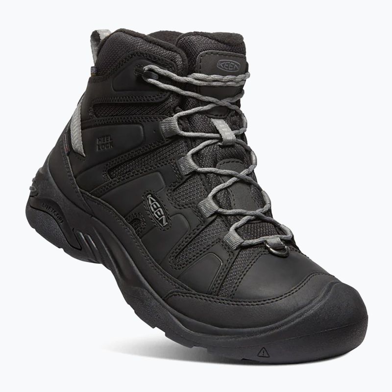 Férfi túracipő KEEN Circadia Mid Polar black/steel grey 8