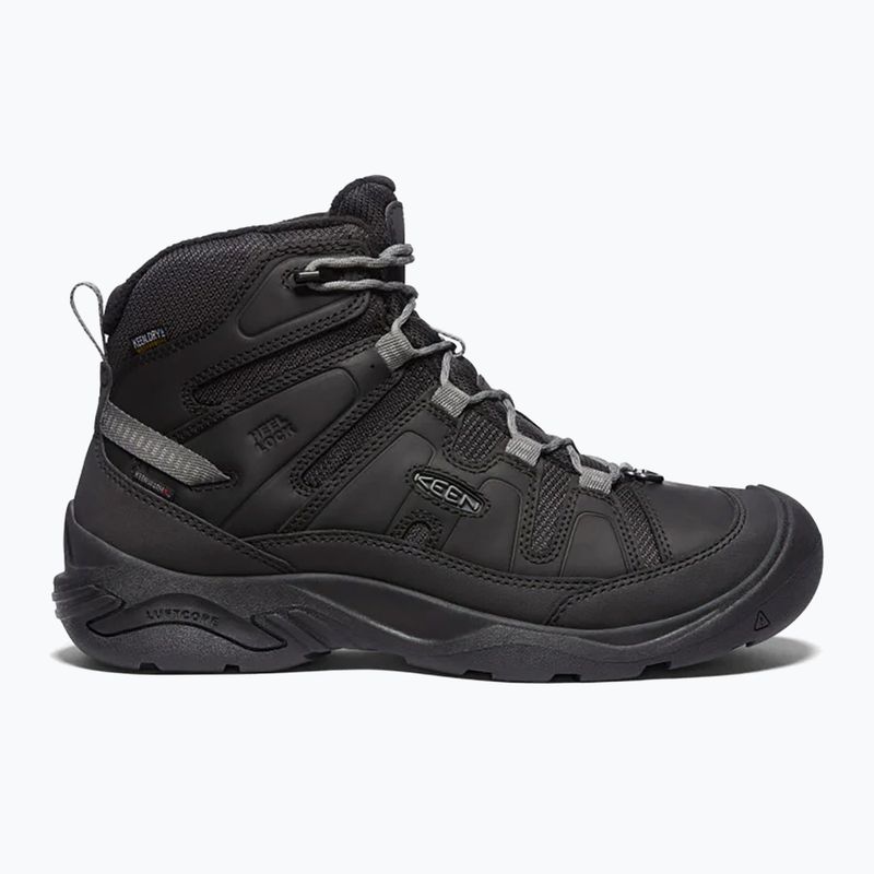 Férfi túracipő KEEN Circadia Mid Polar black/steel grey 9