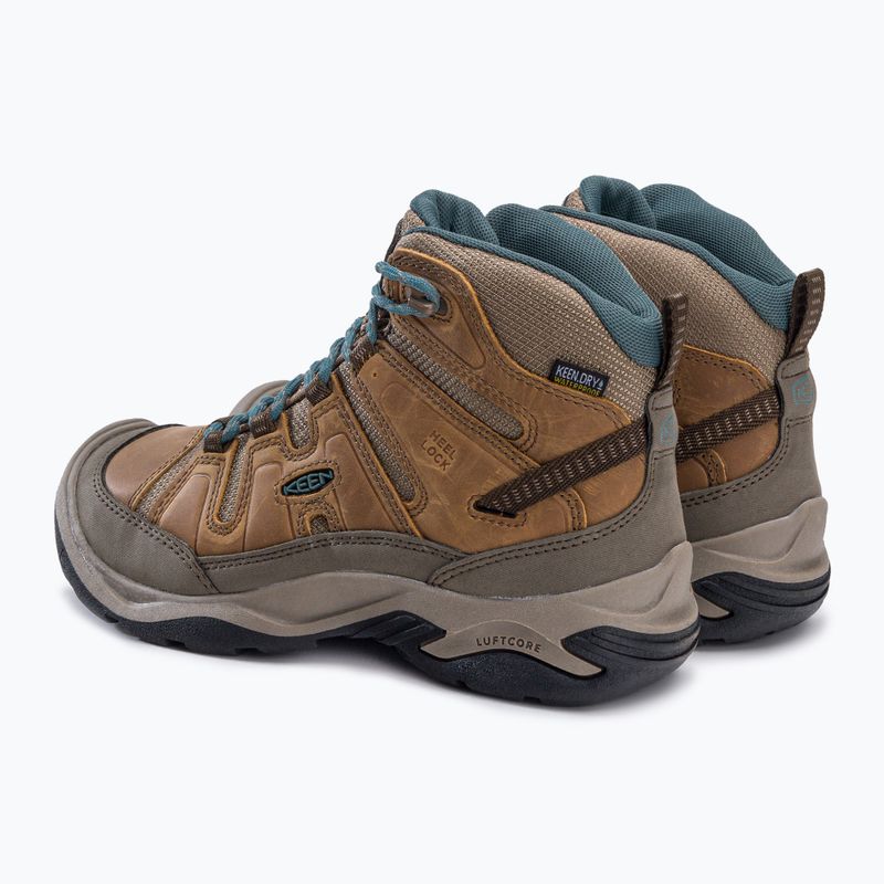 Női túrabakancs KEEN Circadia Mid Wp barna 1026764 3