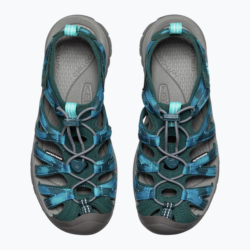 Keen Whisper Sea Moss női trekking szandál kék 1027362 13