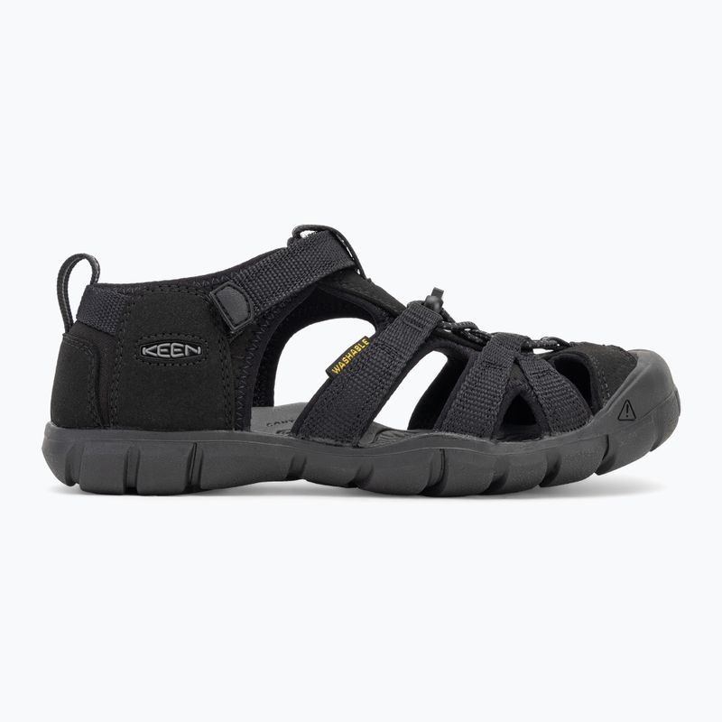 KEEN Seacamp II CNX junior szandál fekete/ szürke 2
