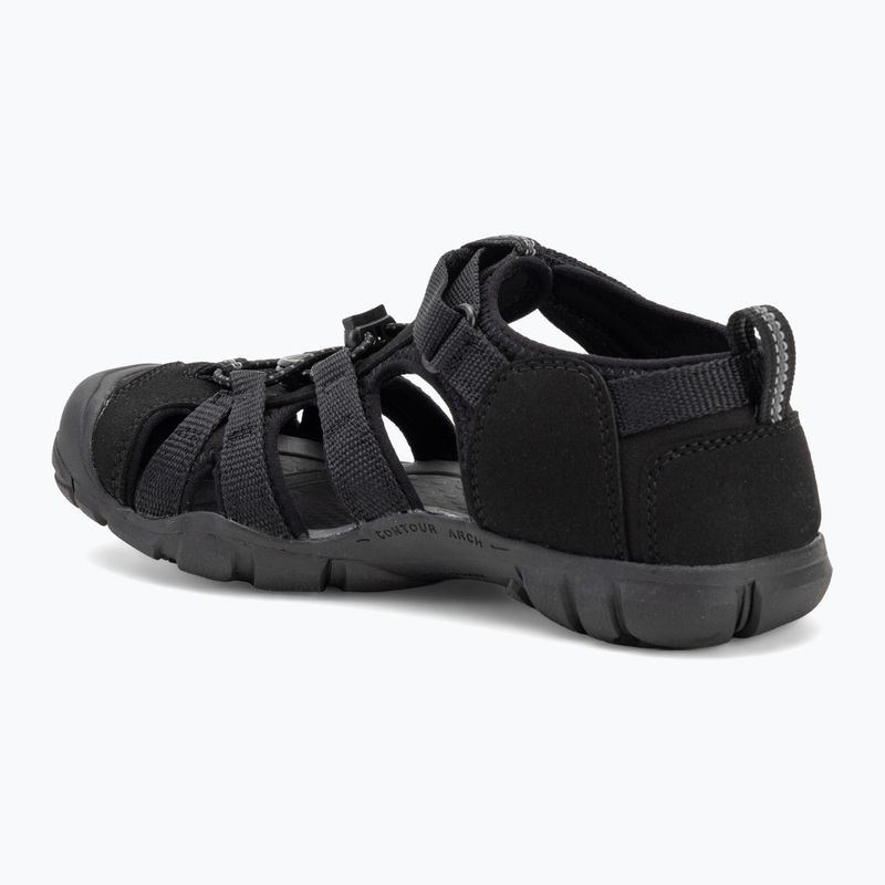 KEEN Seacamp II CNX junior szandál fekete/ szürke 3
