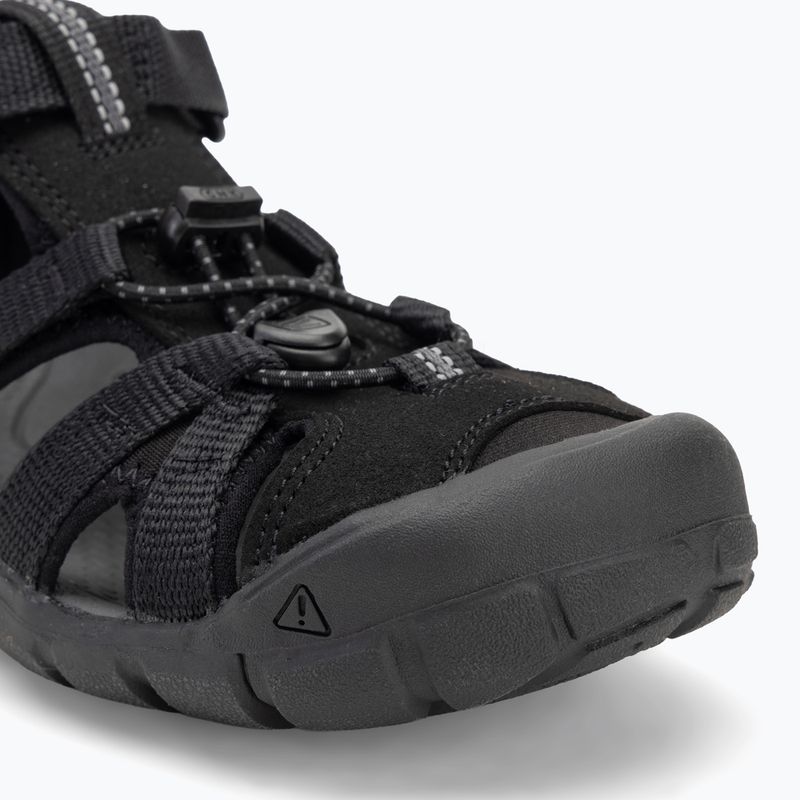 KEEN Seacamp II CNX junior szandál fekete/ szürke 7