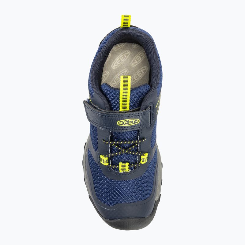 KEEN Wanduro Low WP gyermek túrabakancs sky captain/evening primrose 6