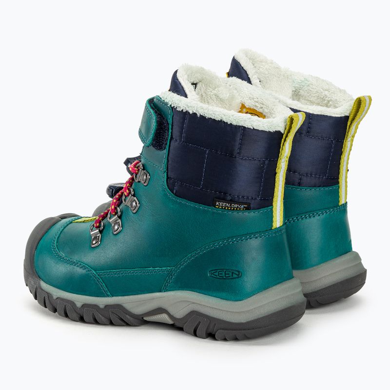 KEEN Kanibou WP deep lagoon/jazzy gyermek hócsizma 3