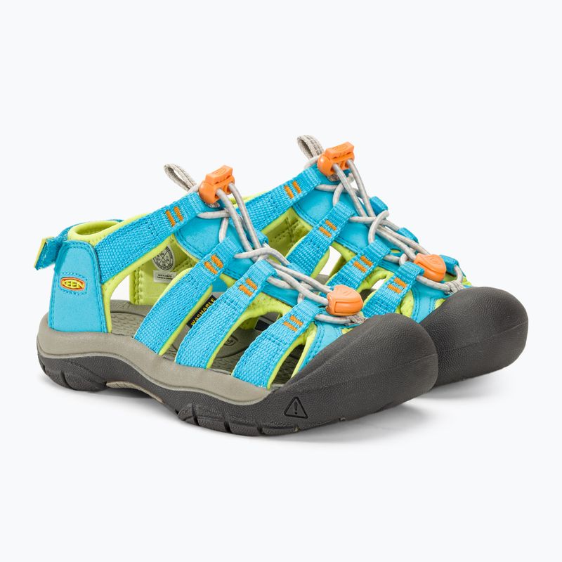 Gyermek szandál KEEN Newport Boundless blue atoll/daiquiri green 4