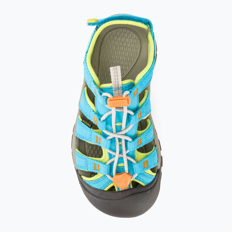 Gyermek szandál KEEN Newport Boundless blue atoll/daiquiri green 6