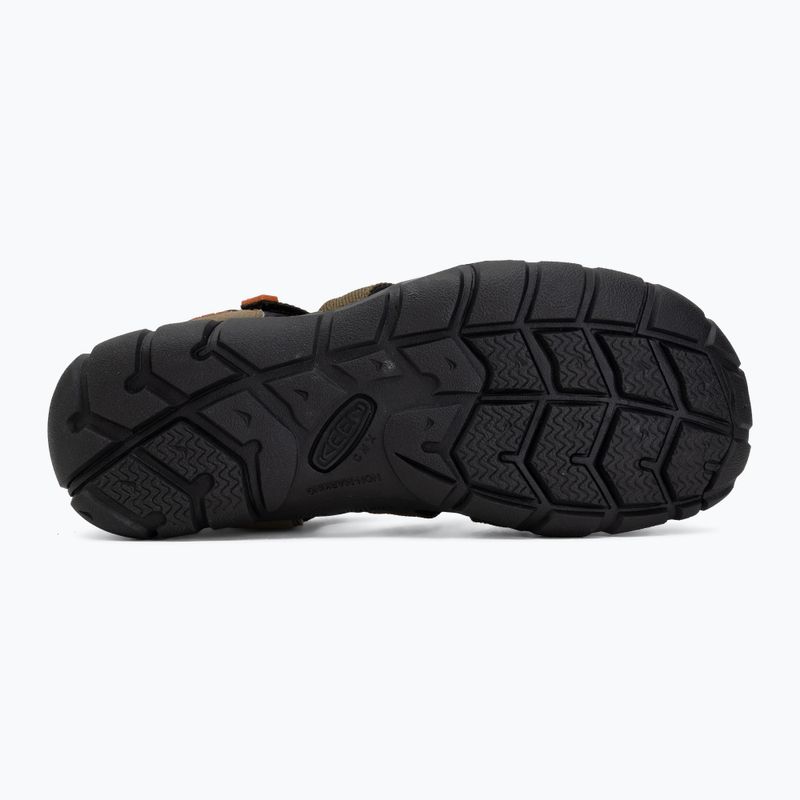 Gyerek szandálok KEEN Seacamp II CNX dark olive/gold flame 4