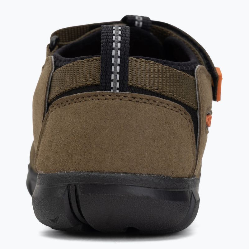 Gyerek szandálok KEEN Seacamp II CNX dark olive/gold flame 6