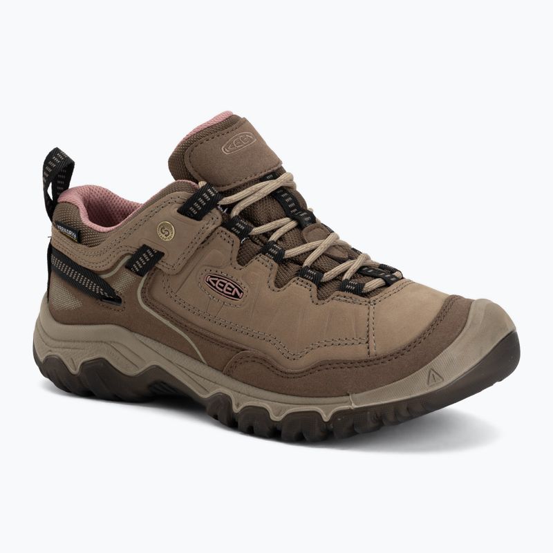 Női túracipők KEEN Targhee IV Wp brindle/nostalgia rose