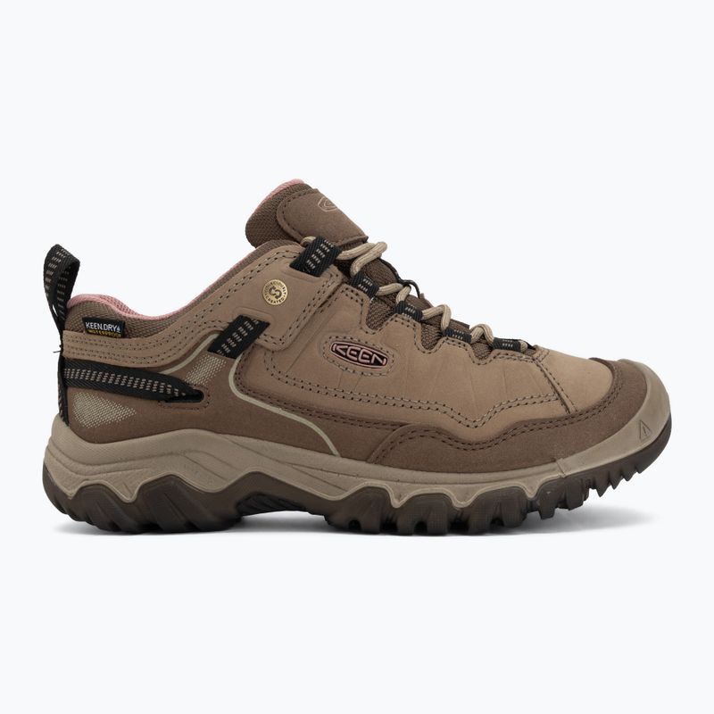 Női túracipők KEEN Targhee IV Wp brindle/nostalgia rose 2