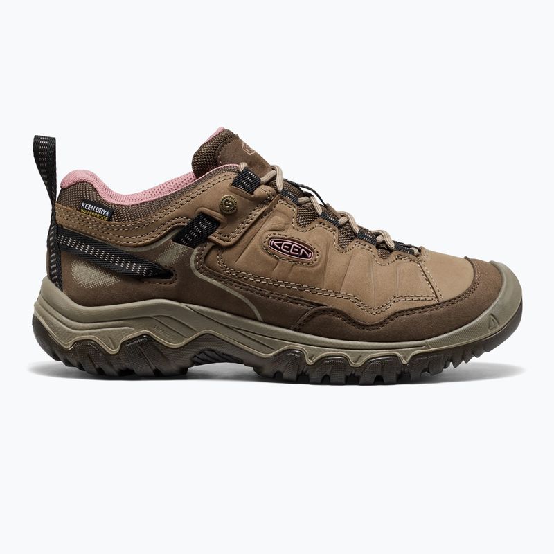 Női túracipők KEEN Targhee IV Wp brindle/nostalgia rose 2
