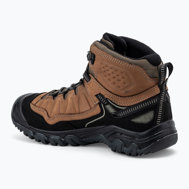 Férfi trekking cipő KEEN Targhee IV Mid Wp wide bison /brindle 3