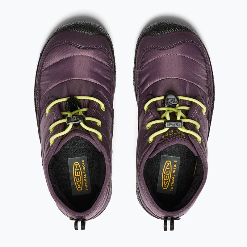 KEEN Howser II Chukka WP junior csizma szilva tökéletes/daiquiri zöld 10