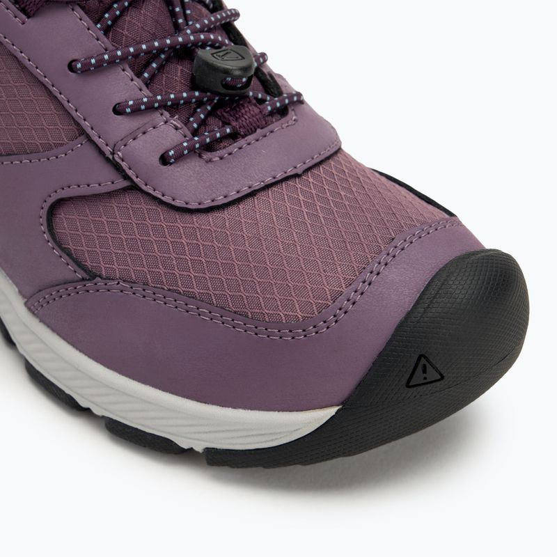 Gyerek túracipő KEEN Skua Mid WP JR black plum/plum perfect 7