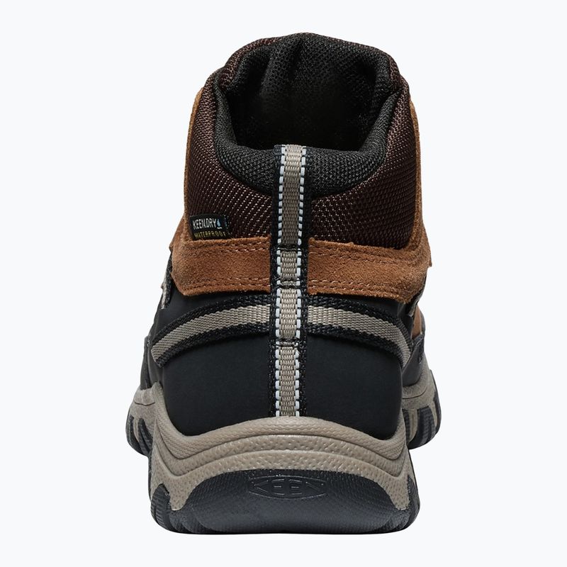 Gyermek túracipő KEEN Targhee IV Mid Waterproof bison/brindle 9